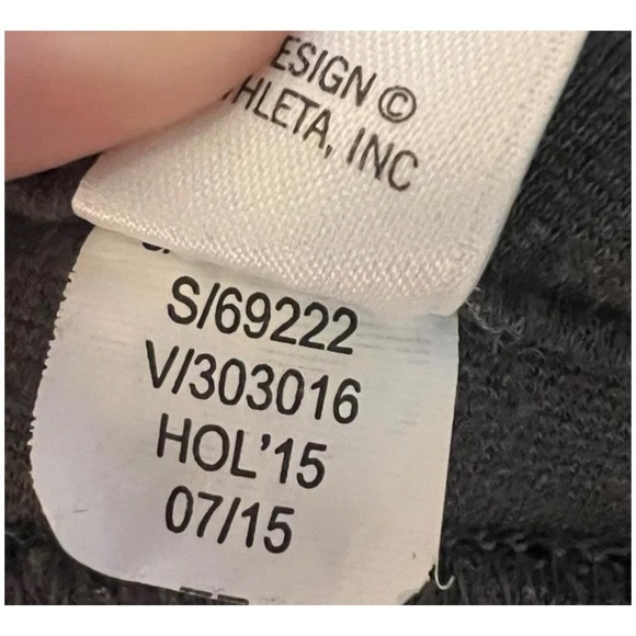 Athleta Womens Size 4P Moto Skinny Pants Petites Grey Zipper Pocket Stretch - Picture 16 of 16